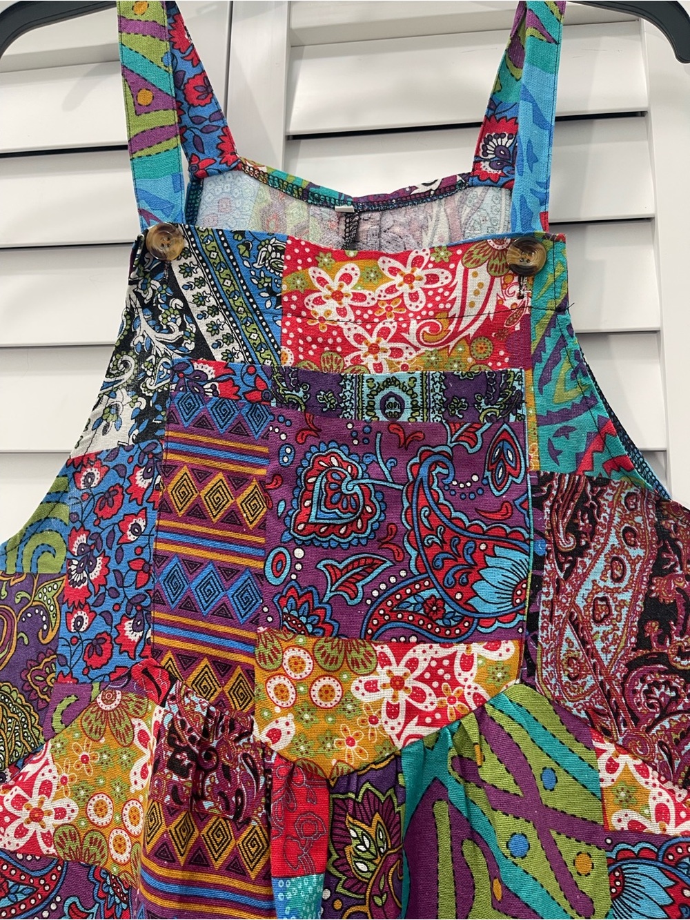 Colorful Patchwork Jumper Size L - Picture 6 of 10